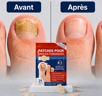 Bellia's - Patchs Réparateurs pour de Plus Beaux Ongles de Pieds